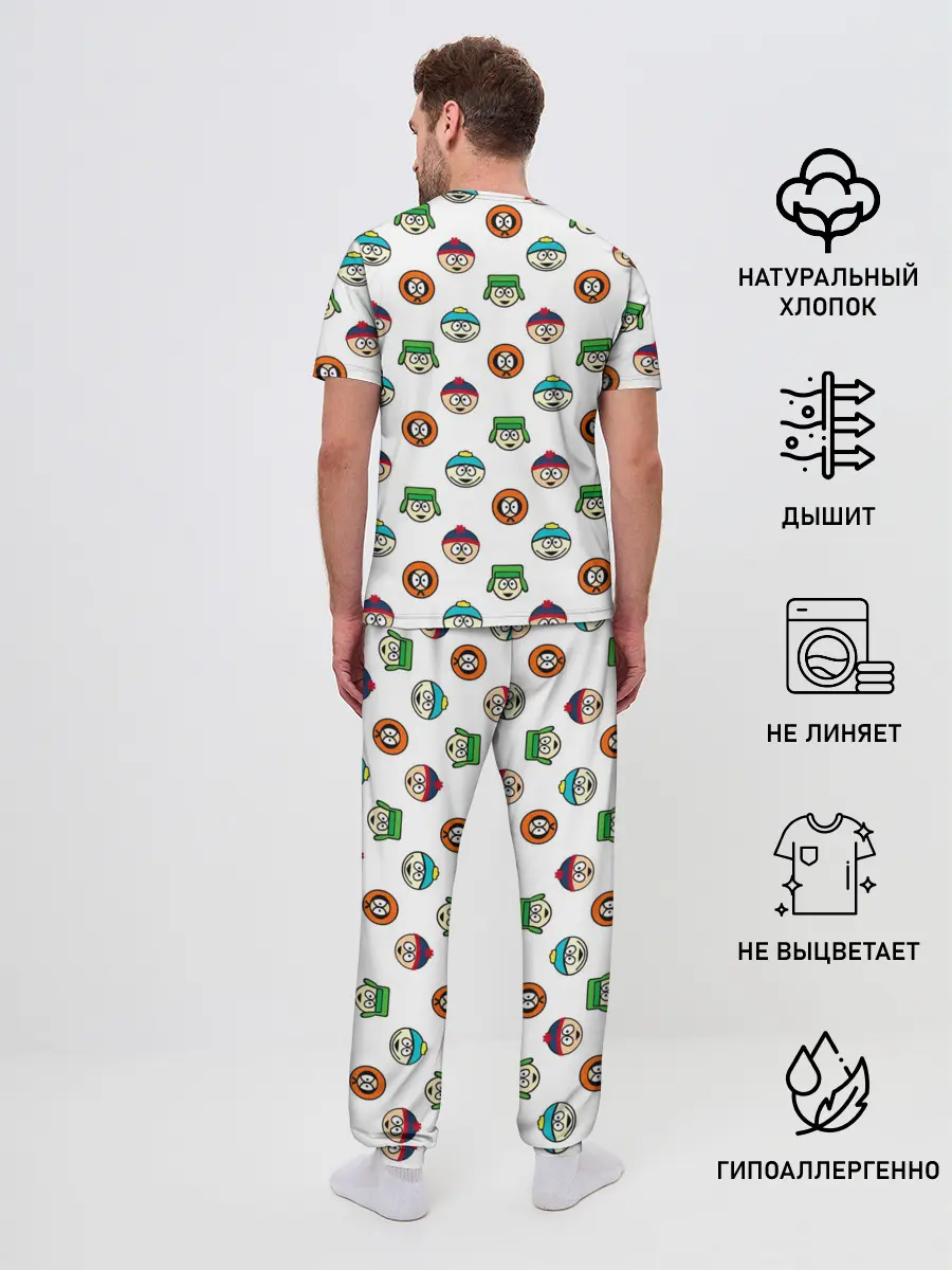 Мужская пижама с брюками / Южный парк