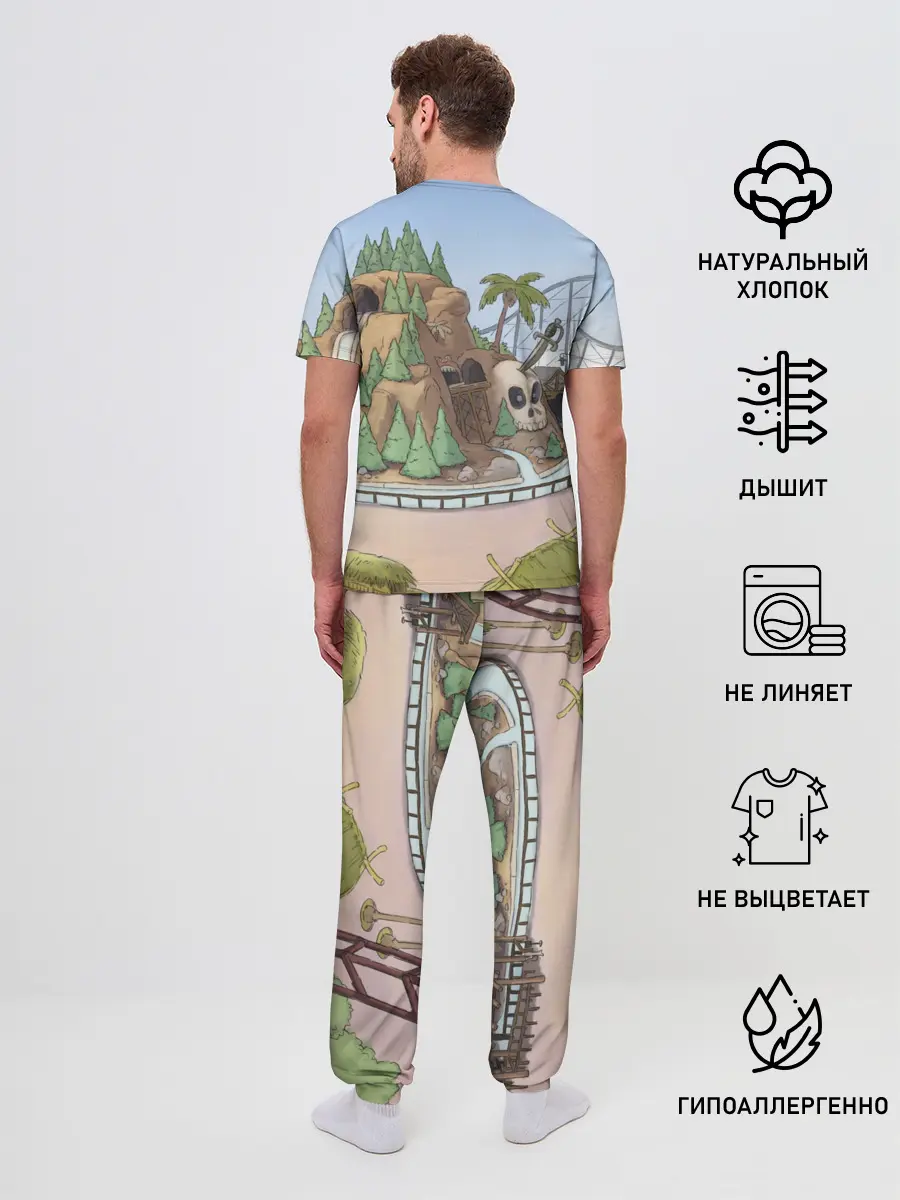 Мужская пижама с брюками / Вся правда о медведях. Селфи