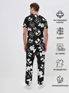 Мужская пижама с брюками / Marshmello ЧБ