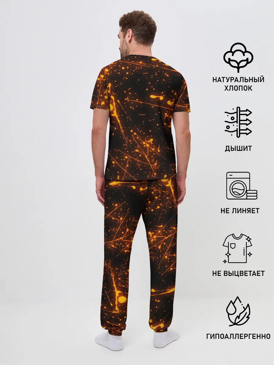 Мужская пижама с брюками / FLAME | ПЛАМЯ