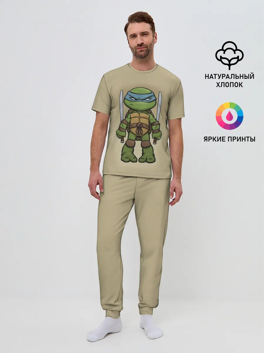Мужская пижама с брюками / ЧЕРЕПАШКИ - НИНДЗЯ