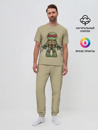 Мужская пижама с брюками / ЧЕРЕПАШКИ - НИНДЗЯ