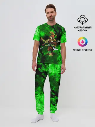 Мужская пижама с брюками / ЧЕРЕПАШКИ - НИНДЗЯ