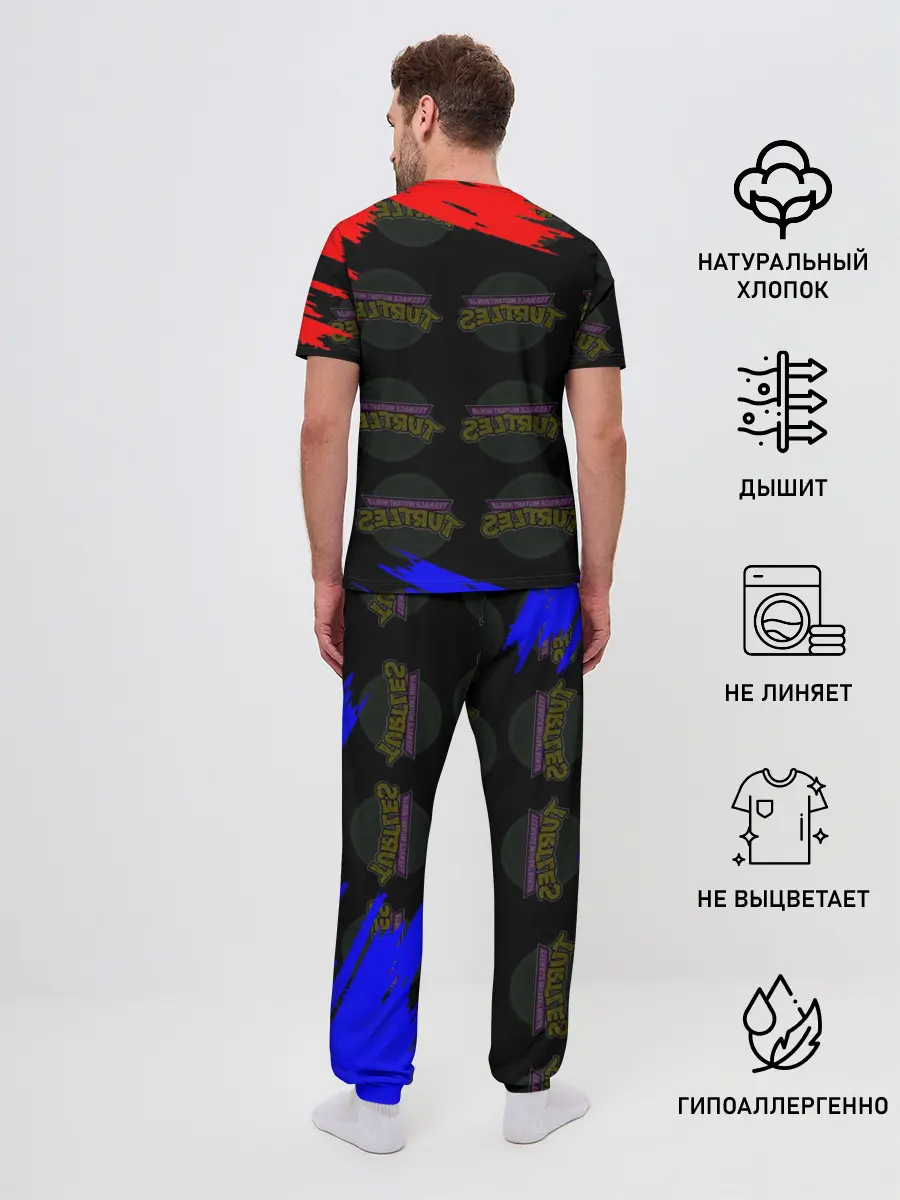 Мужская пижама с брюками / Черепашки Ниндзя
