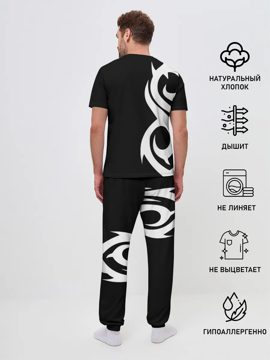 Мужская пижама с брюками / Slipknot