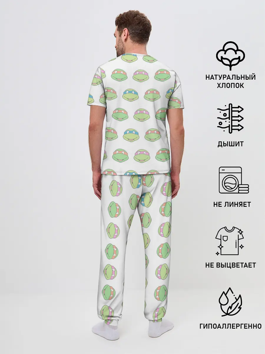 Мужская пижама с брюками / Черепашки-Ниндзя