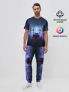 Мужская пижама с брюками / SYNTHWAVE / RETROWAVE