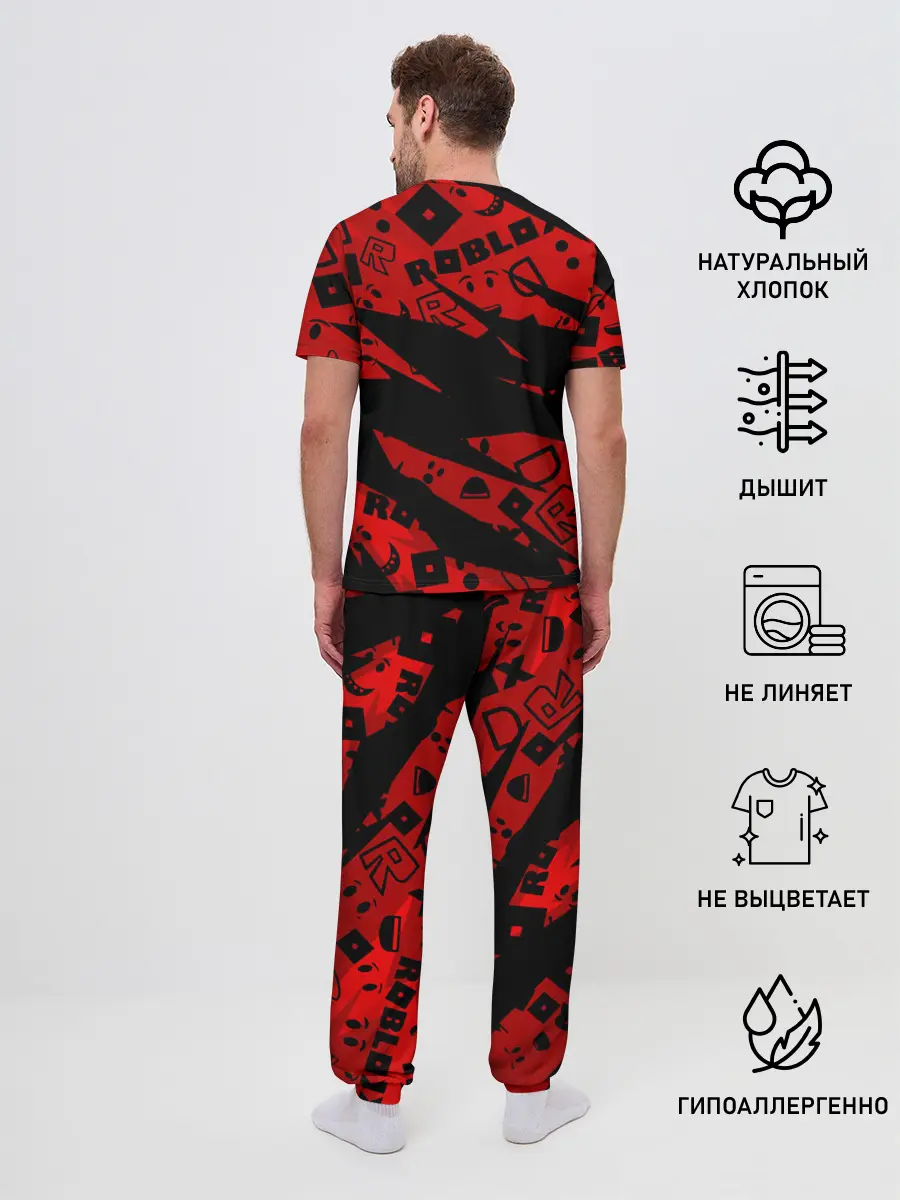 Мужская пижама с брюками / Roblox