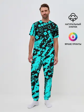 Мужская пижама с брюками / Roblox