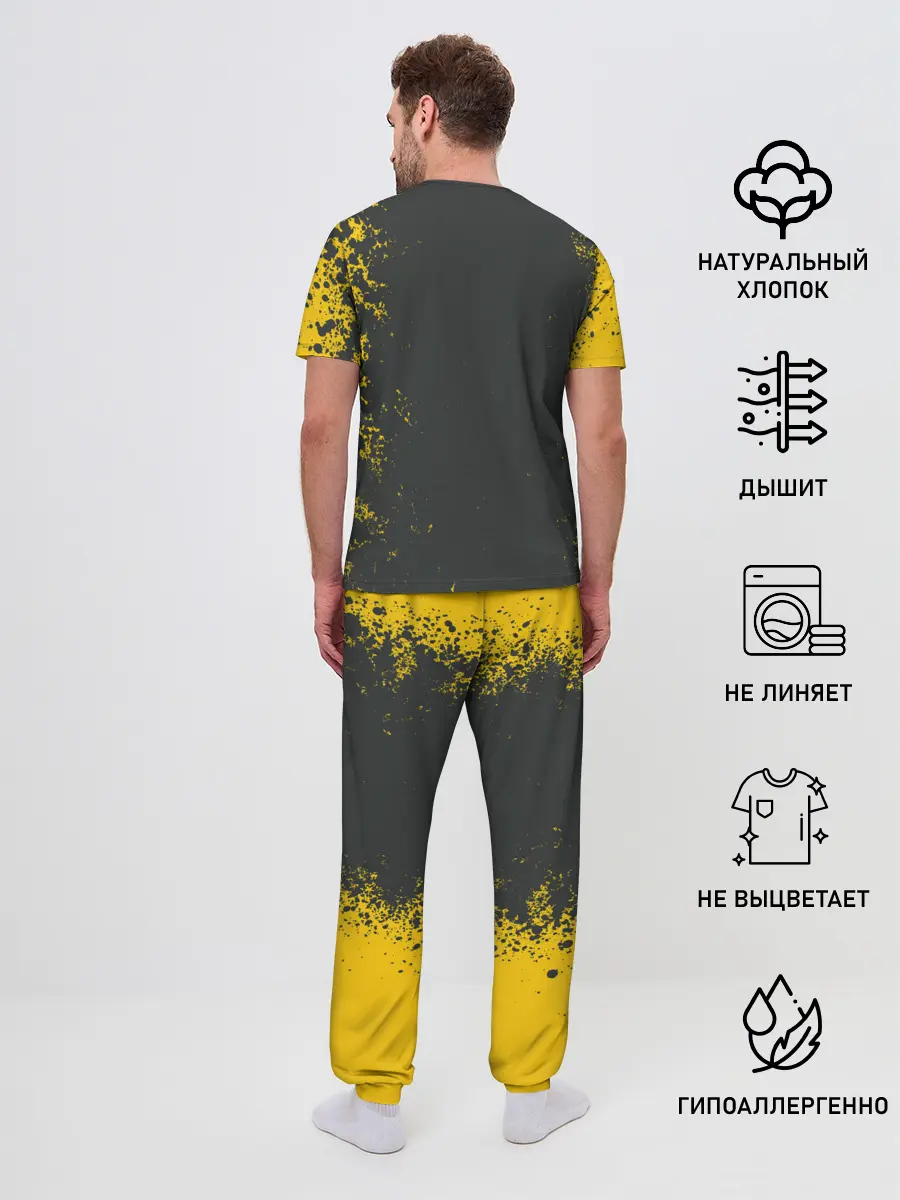 Мужская пижама с брюками / Пикачок
