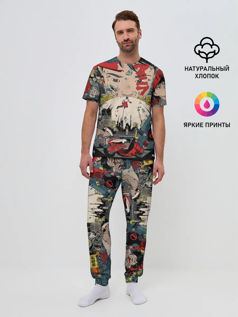 Мужская пижама с брюками / Аkira 1988 poster