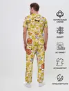 Мужская пижама с брюками / Смайлы.