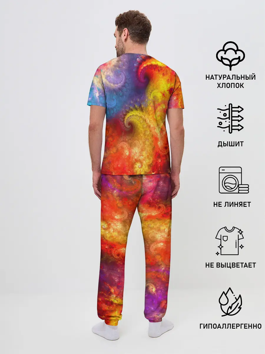 Мужская пижама с брюками / Absract