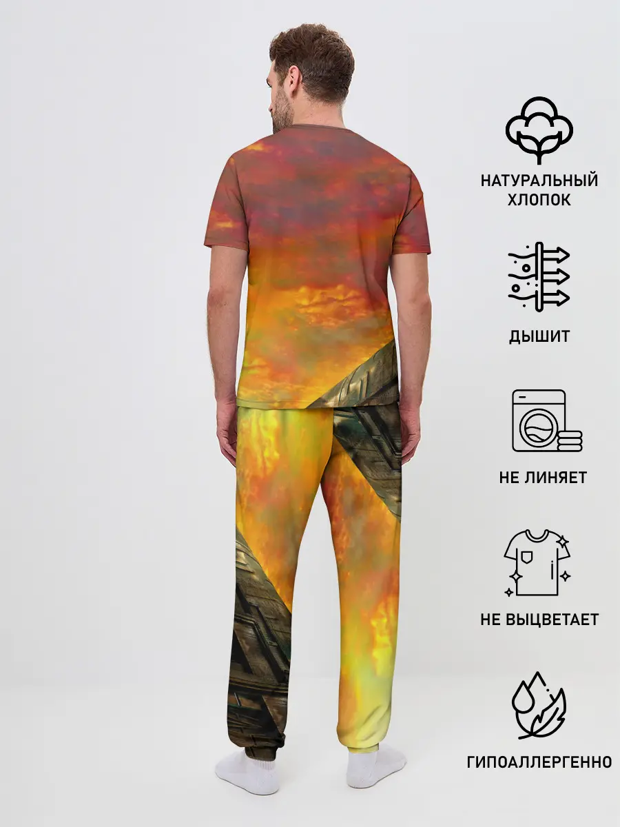 Мужская пижама с брюками / Черепашки - ниндзя