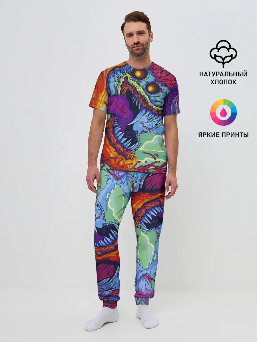 Мужская пижама с брюками / CS GO HYPERBEAST | КС ГО ХАЙПЕРБИСТ