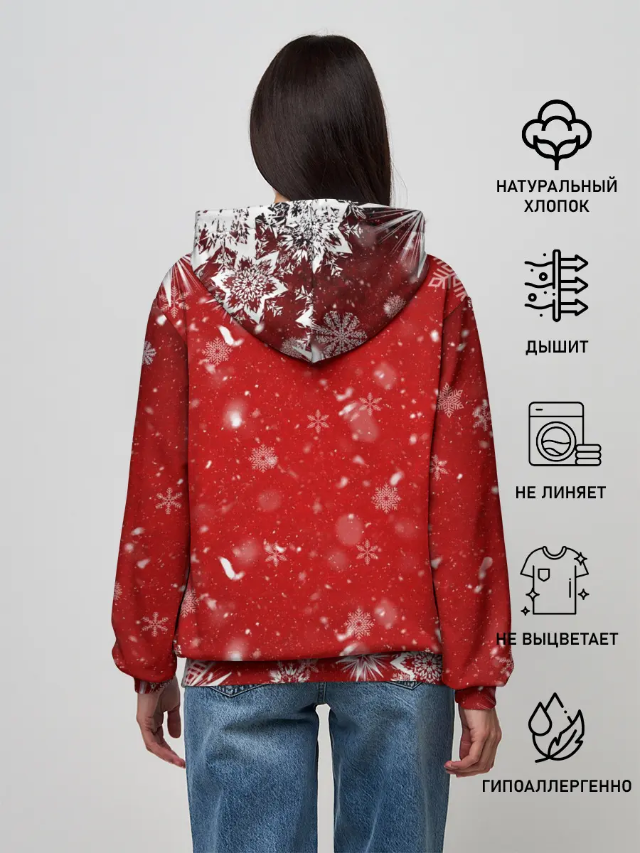 Женское худи / Новогодний Fortnite