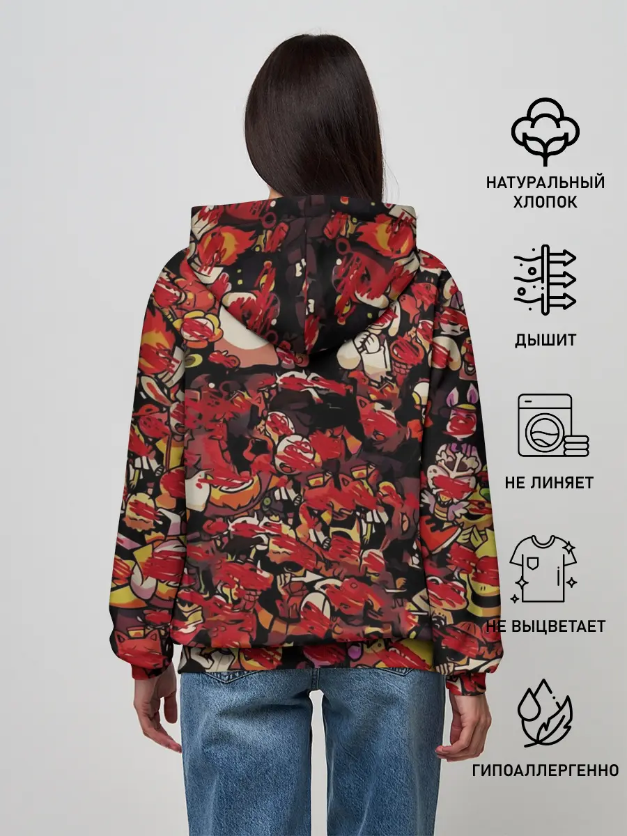 Женское худи / UNDERTALE CHARA