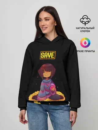 Женское худи / UNDERTALE FRISK