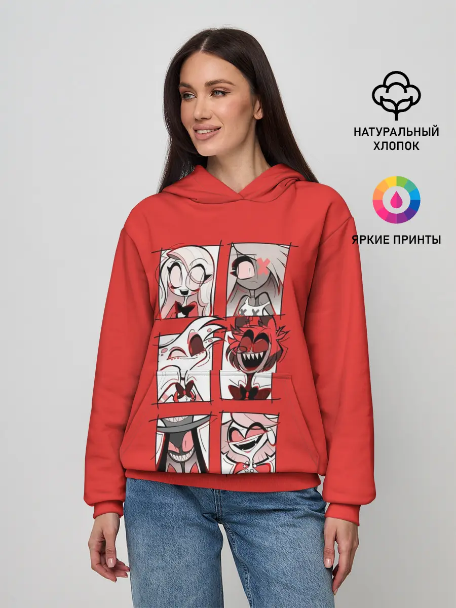 Женское худи / Hazbin Hotel
