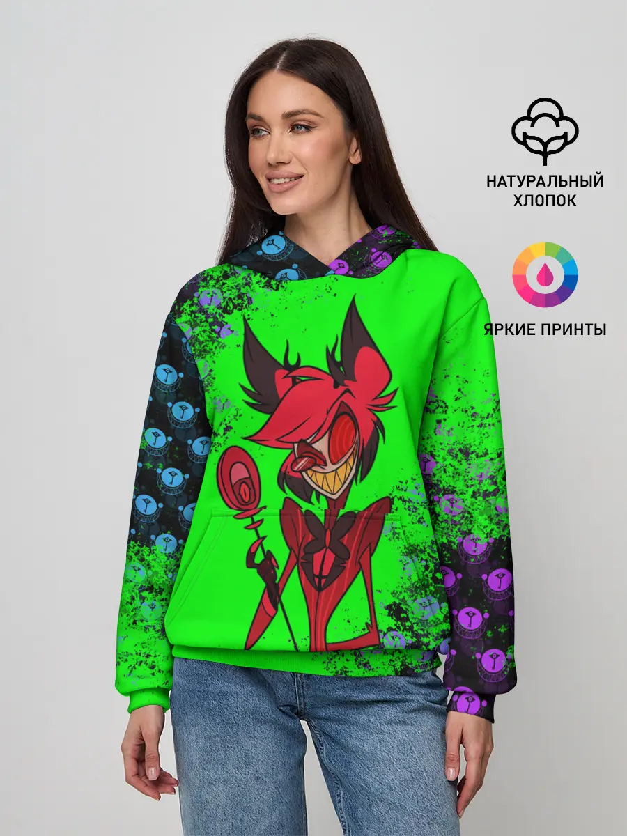 Женское худи / Hazbin Hotel Alastor