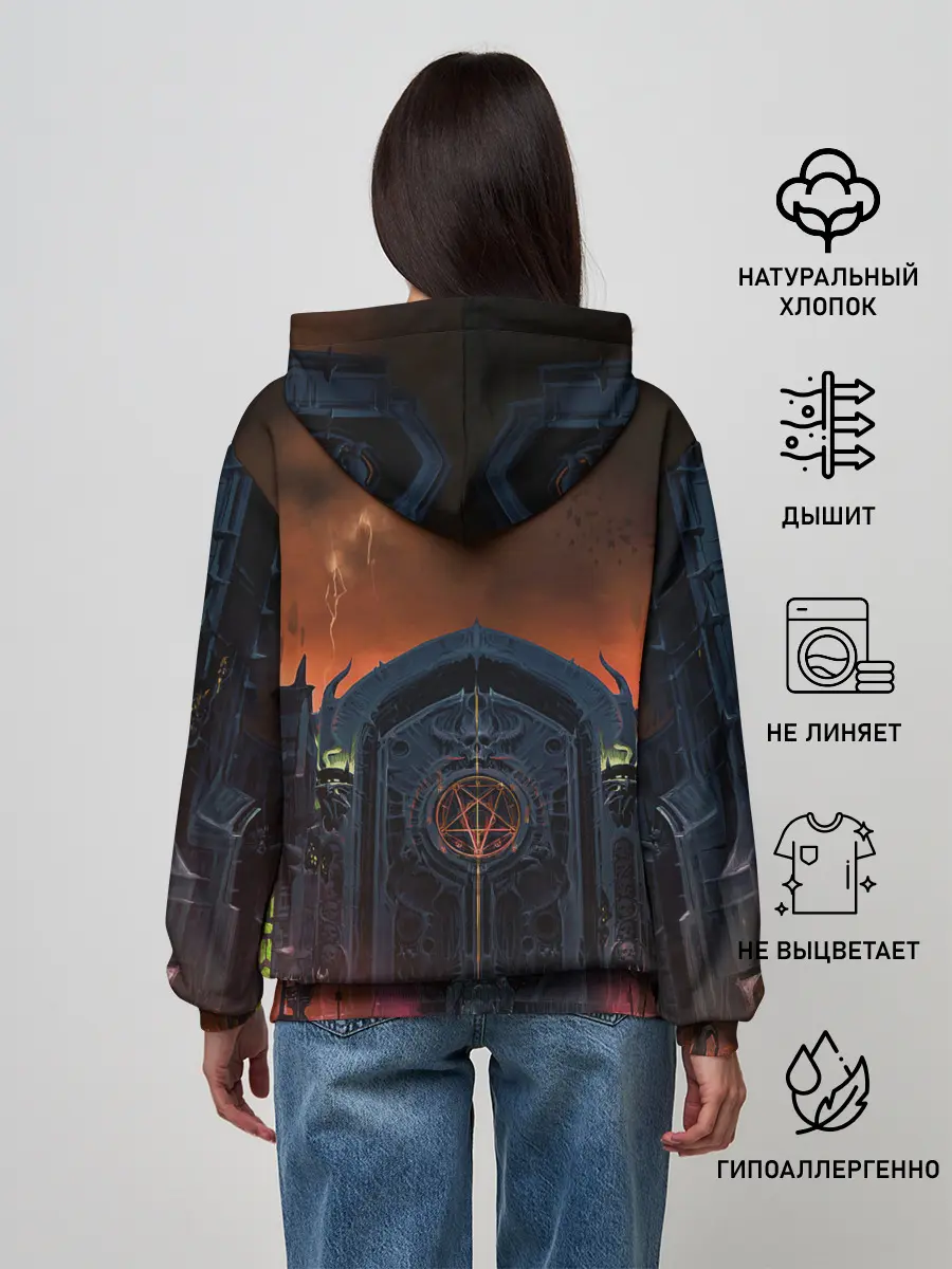 Женское худи / DOOM - Hellgate