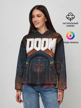Женское худи / DOOM - Hellgate