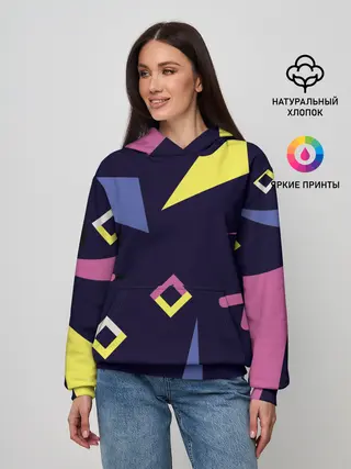 Женское худи / Танец геометрии