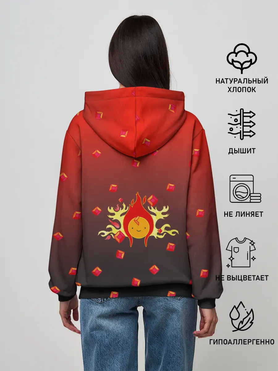 Женское худи / Flame Princess
