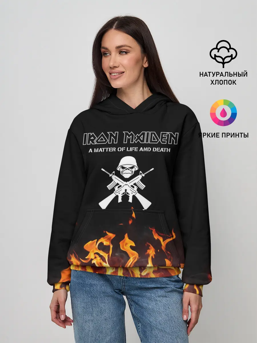 Женское худи / Iron Maiden