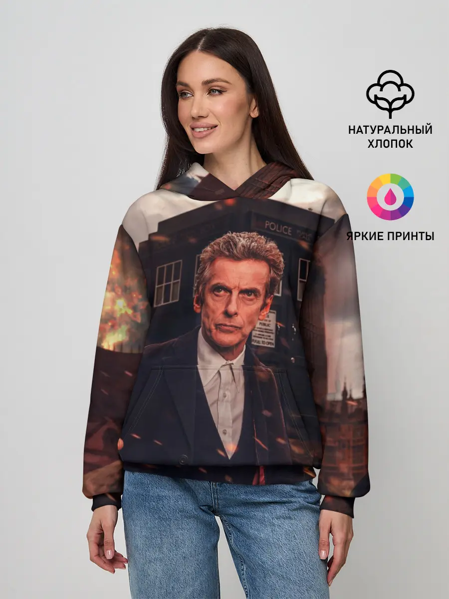 Женское худи / Доктор Кто