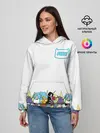 Женское худи / Finn Adventure Time