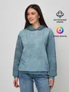 Женское худи / Оттенки синего