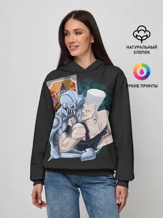 Женское худи / Приключения ДжоДжо