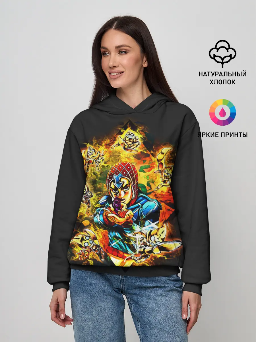 Женское худи / JoJo Bizarre Adventure