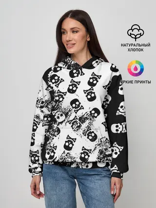Женское худи / Черепа