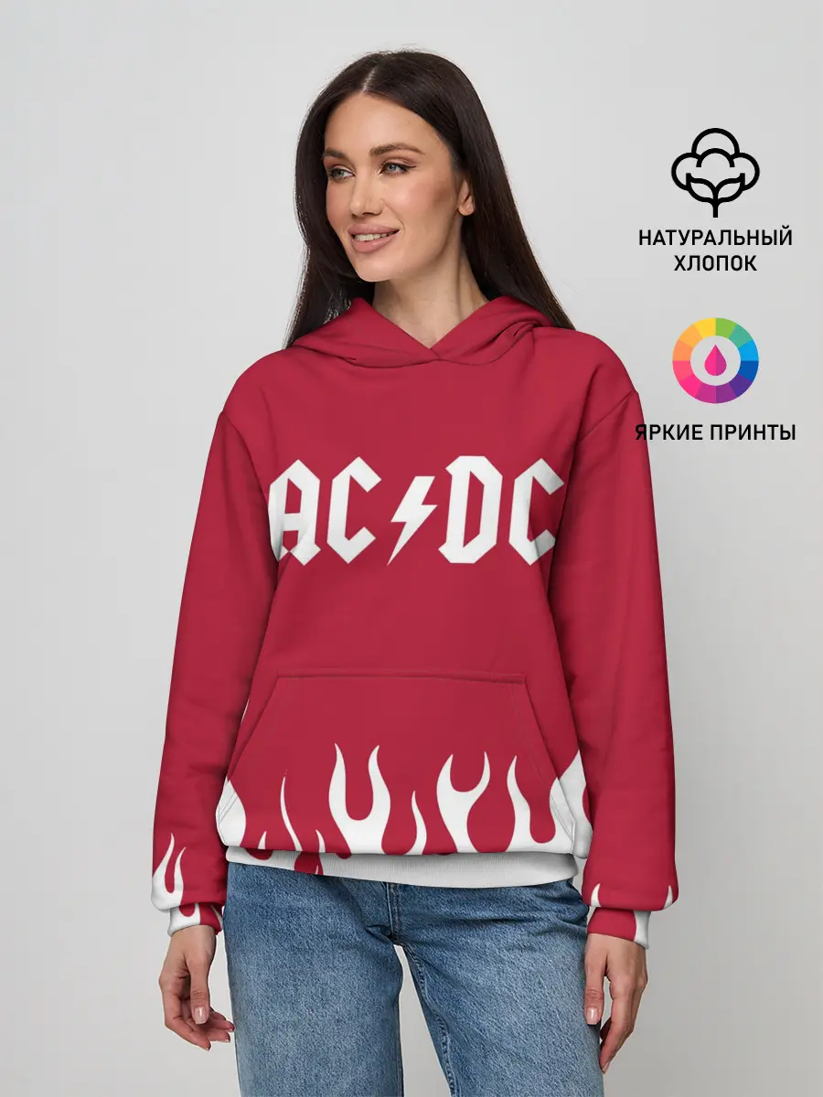 Женское худи / AC DC