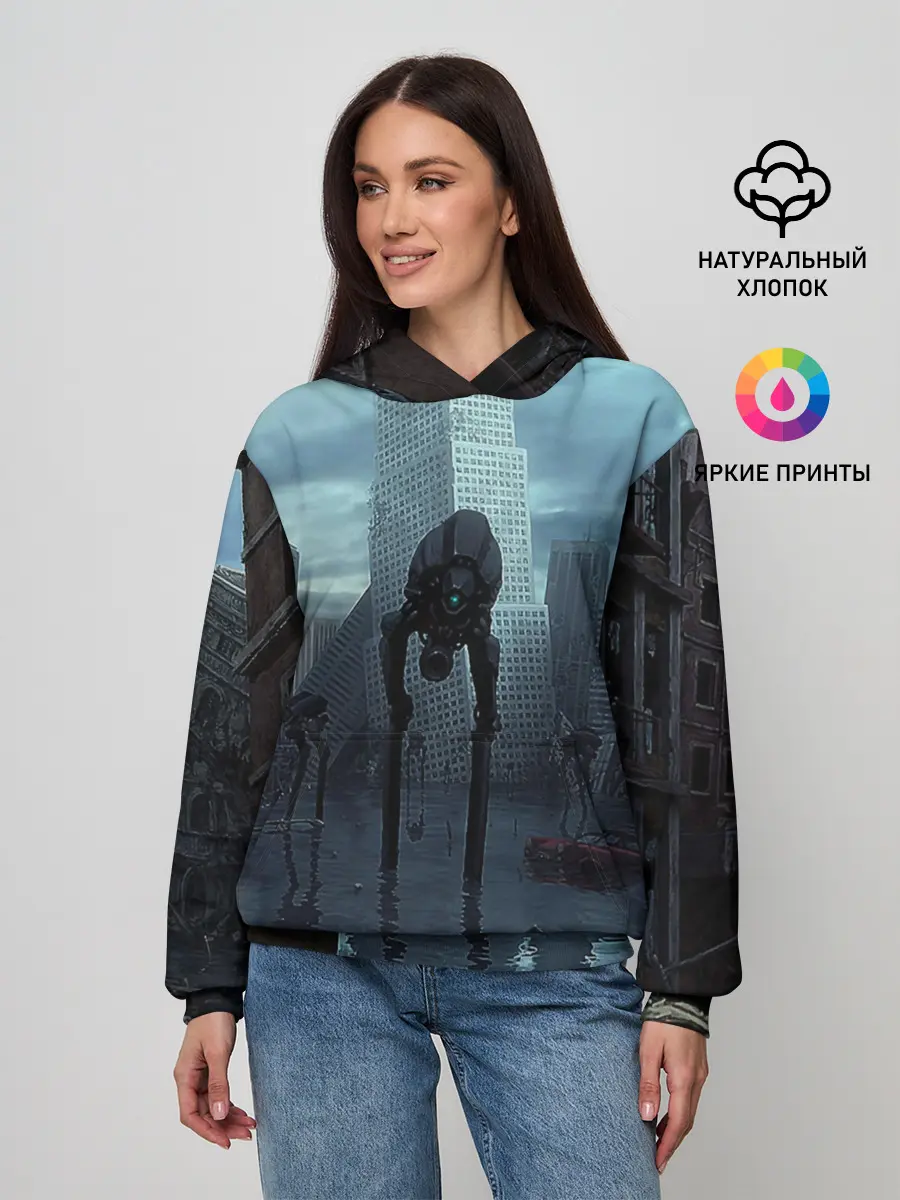 Женское худи / Халф-лайф