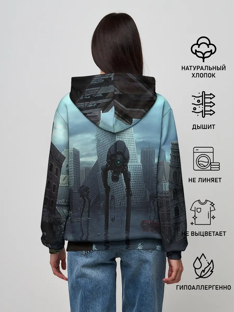 Женское худи / Халф-лайф