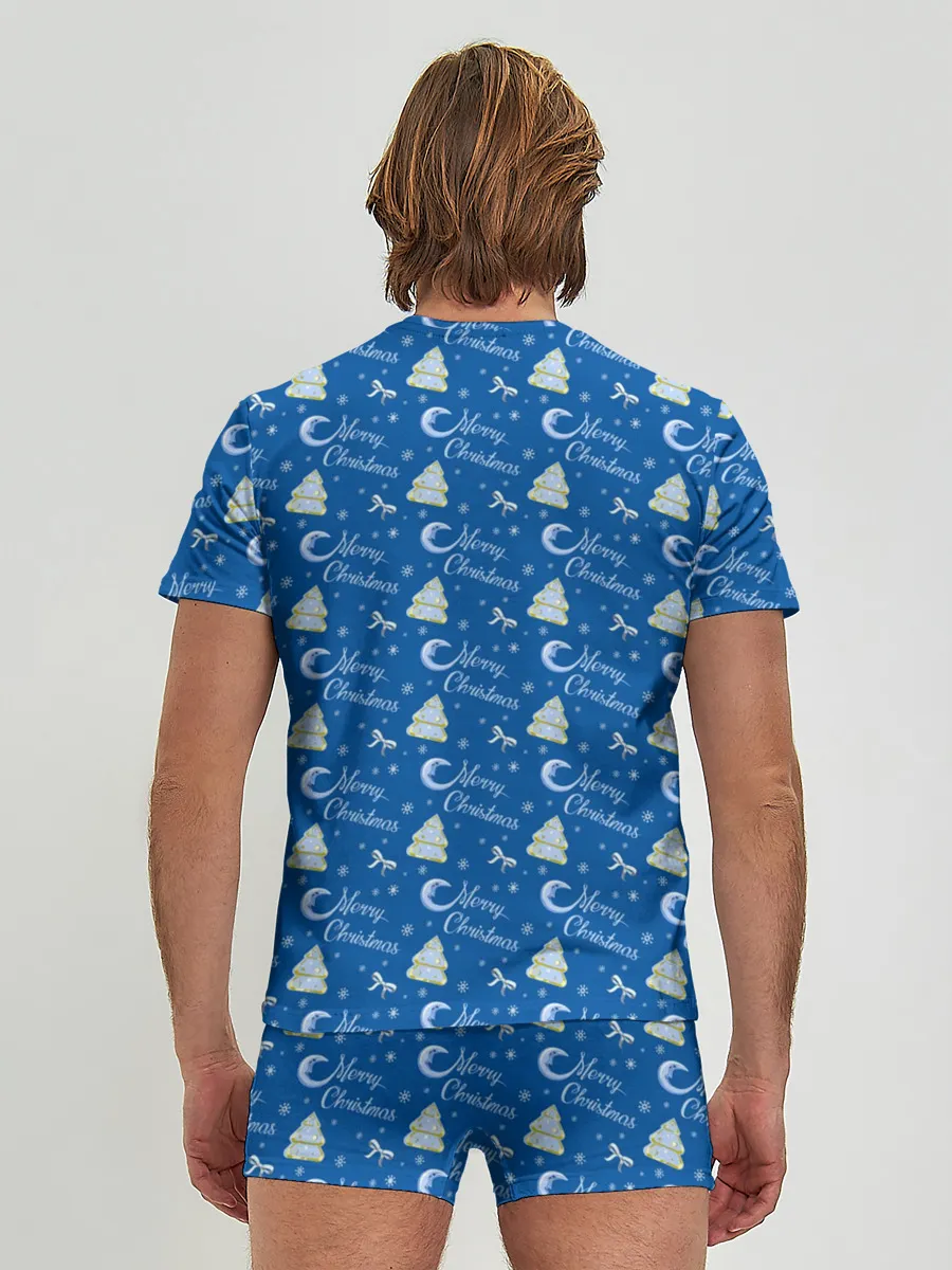 Мужские трусы с футболкой / Merry Christmas
