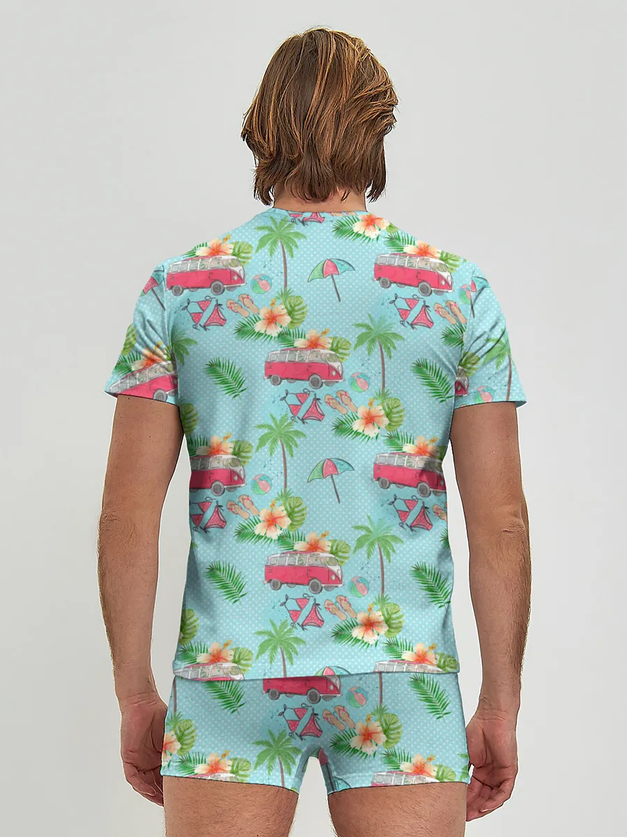 Мужские трусы с футболкой / Путешествие хиппи