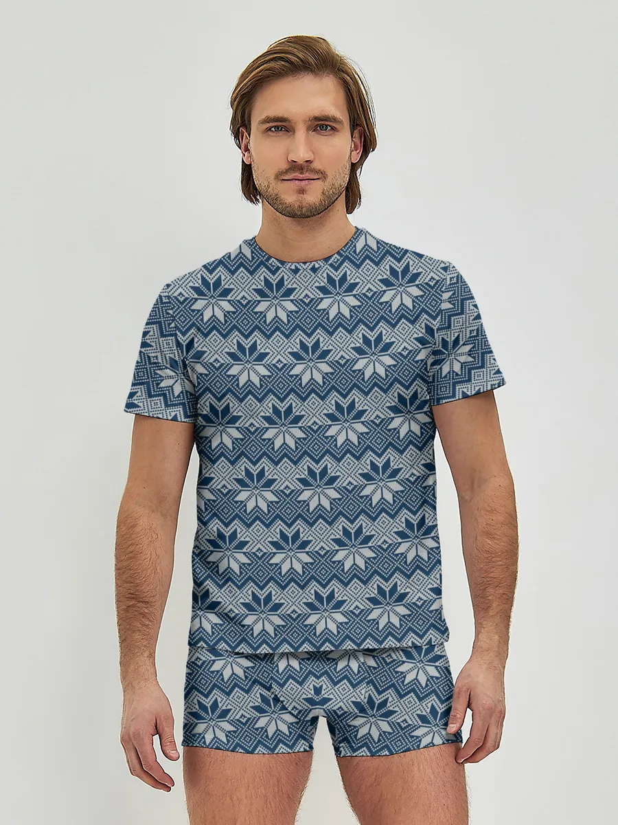 Мужские трусы с футболкой / Северные Узоры