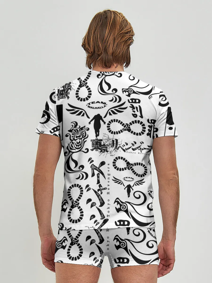 Мужские трусы с футболкой / ТОКИЙСКИЕ МСТИТЕЛИ ЛОГОБОМБИНГ