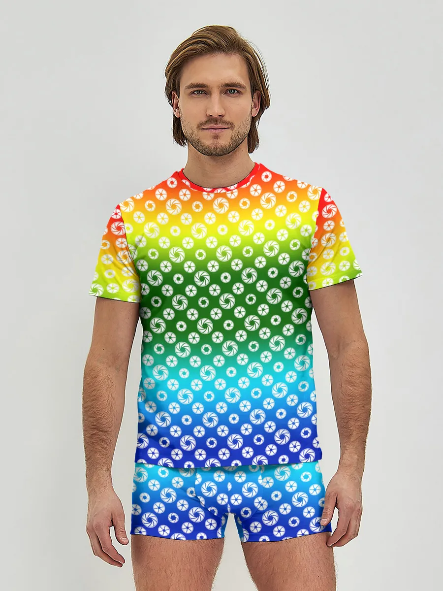 Мужские трусы с футболкой / Для фотографов. RGB. Диафрагма.