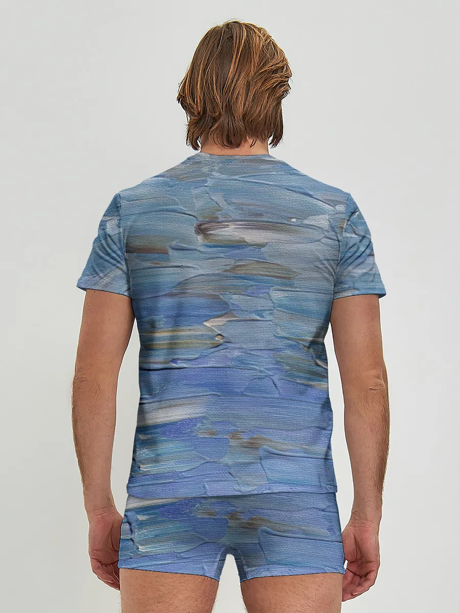 Мужские трусы с футболкой / Мазки красок