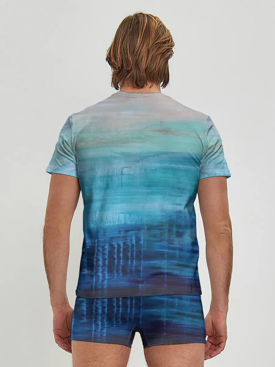 Мужские трусы с футболкой / Небесные потеки