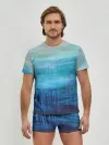 Мужские трусы с футболкой / Небесные потеки