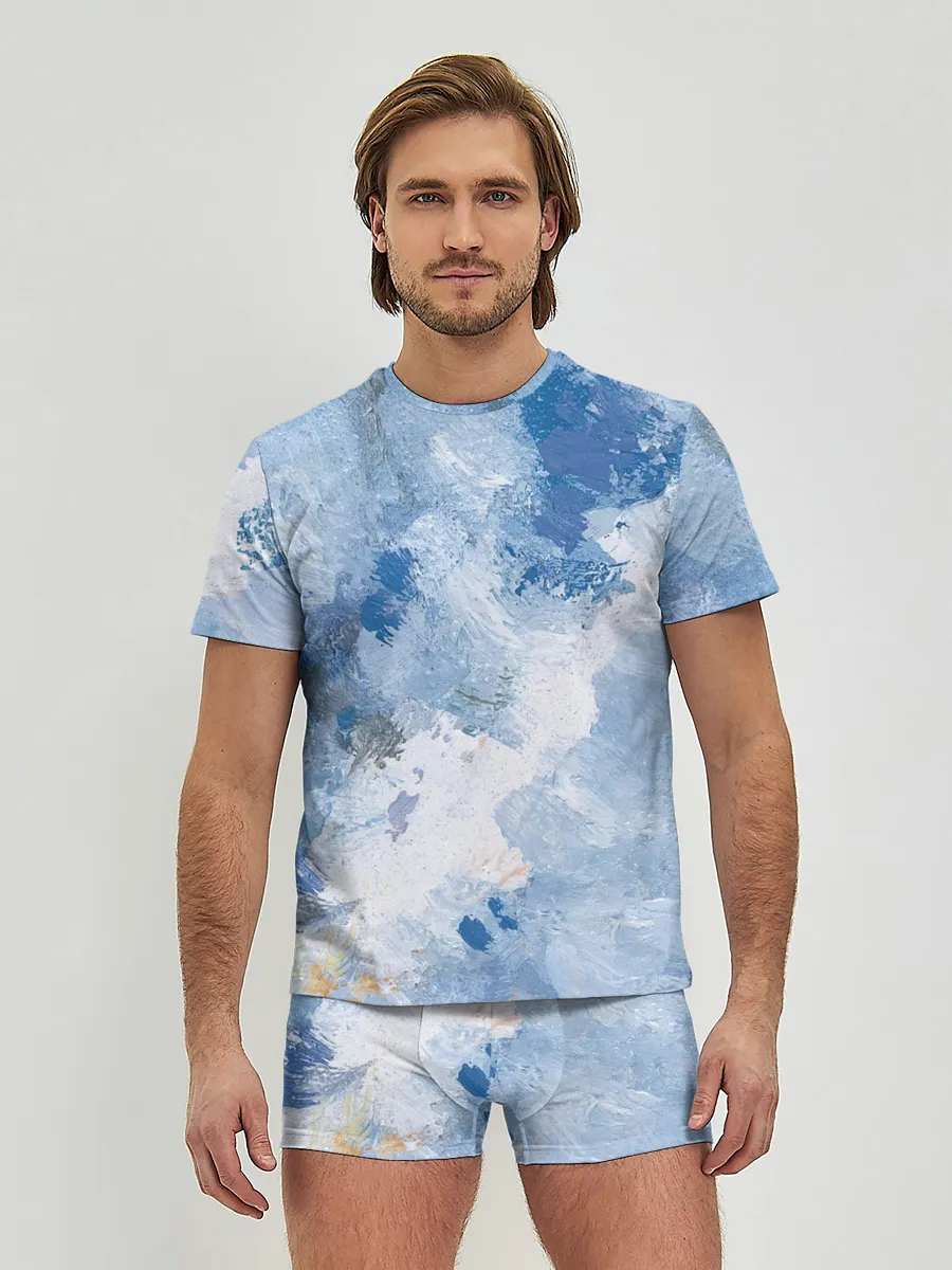 Мужские трусы с футболкой / Небесные мазки