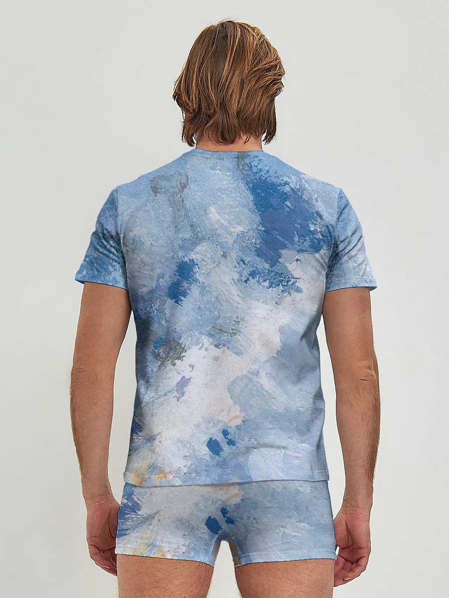 Мужские трусы с футболкой / Небесные мазки