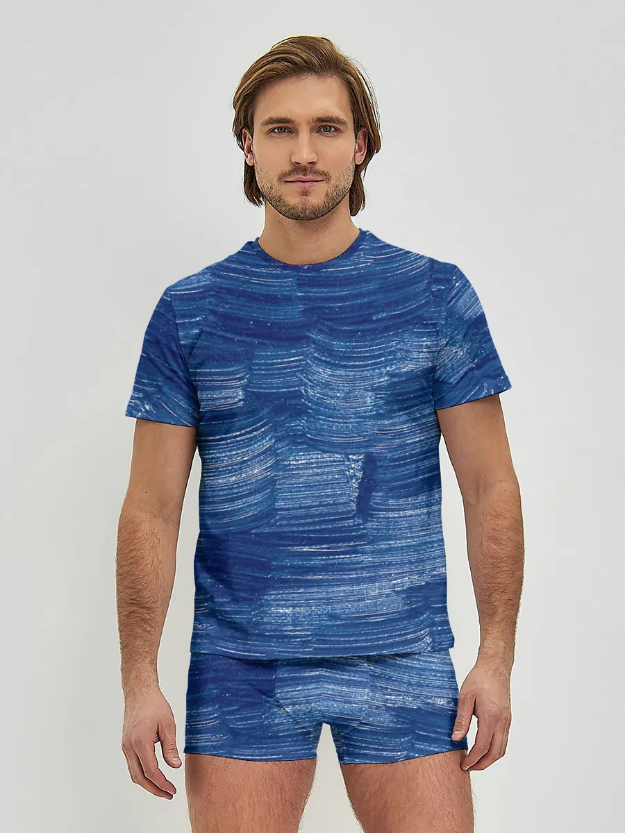 Мужские трусы с футболкой / Акриловые мазки