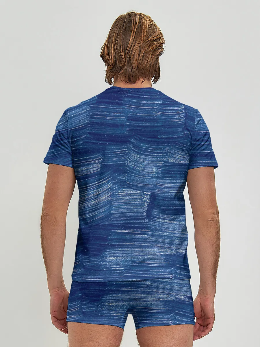 Мужские трусы с футболкой / Акриловые мазки